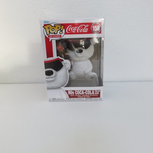 (#H-1) Coca-Cola 90s Polar Bear Pop Funko Vinyl Figure - Picture 2 of 4